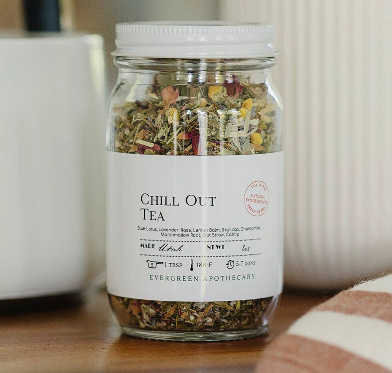 Organic Evergreen Apothecary 8oz (Chill Out Tea )