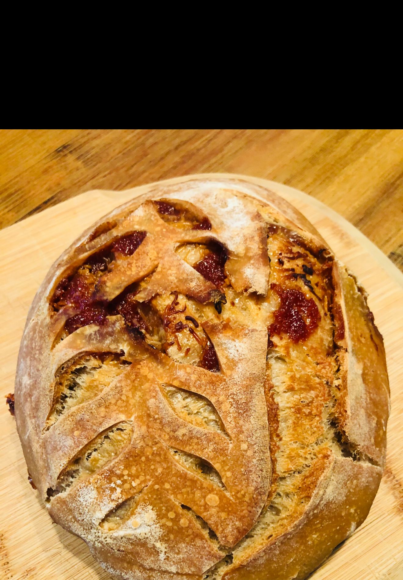 Guava and cheese Sourdough