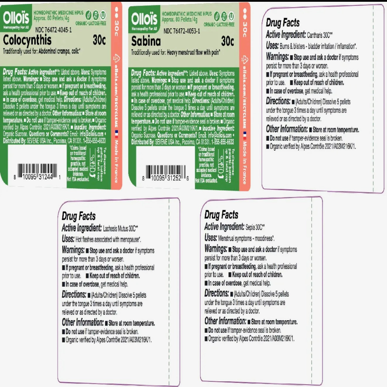 Olloïs Stress & Sleep Kit
- 5 Homeopathic Remedies
