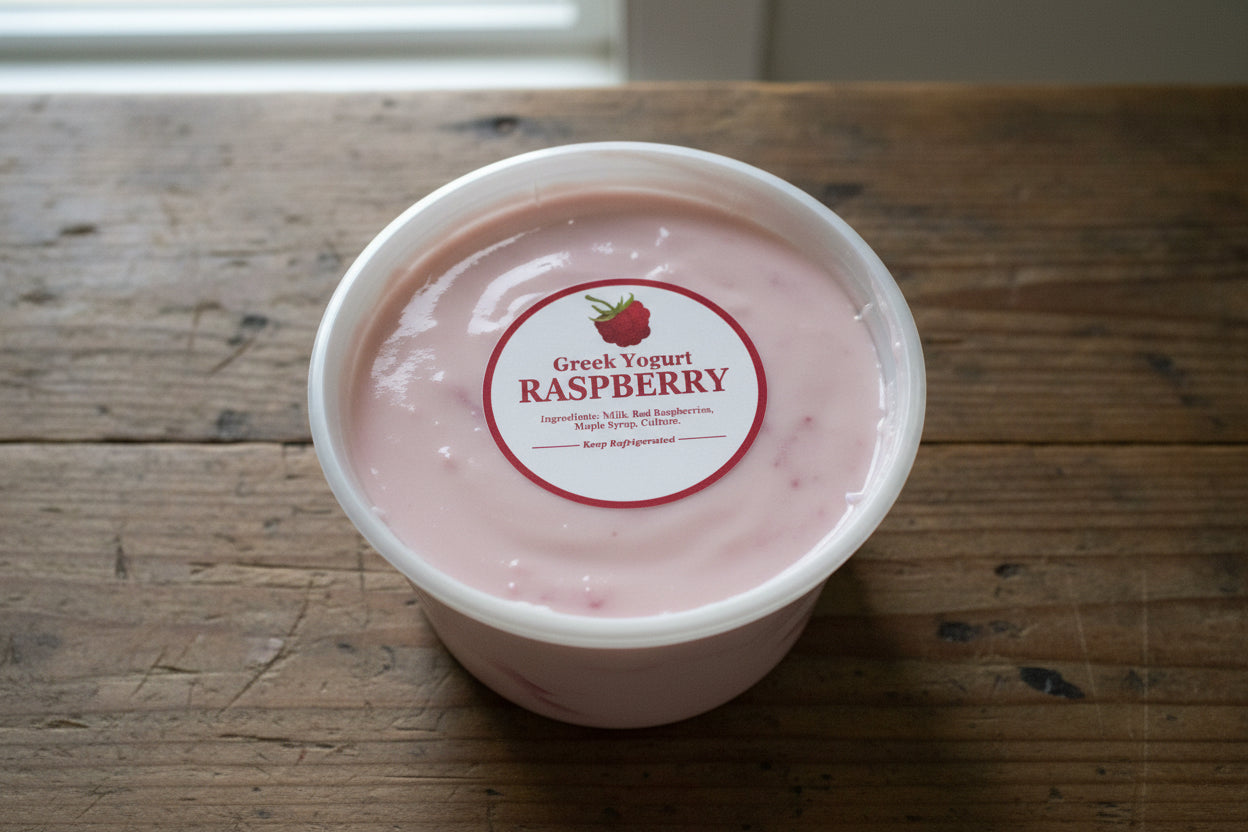 Raspberry Greek Yogurt 16oz