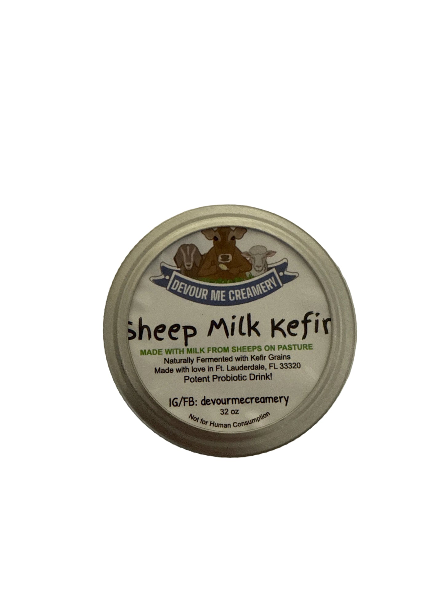 Raw Sheep Kefir (32 ounces)