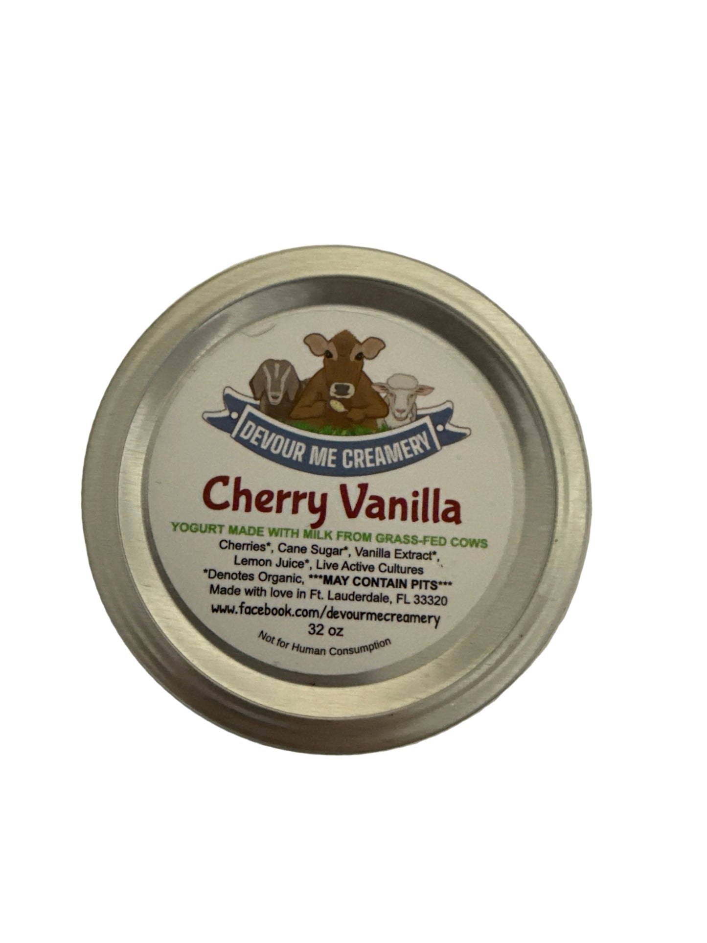 Raw Cherry Vanilla Yogurt