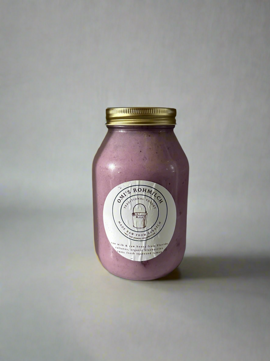 Organic Blueberry Yogurt