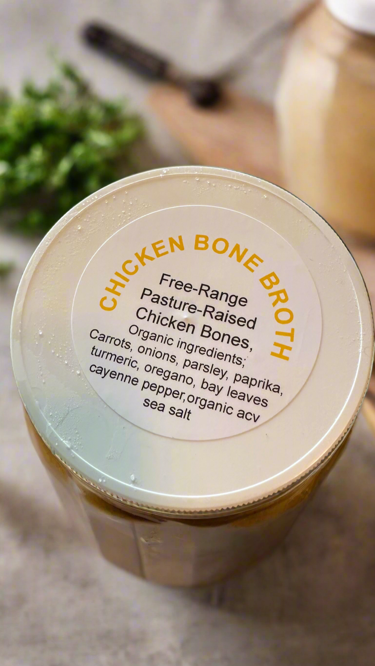 Chicken Broth (glass)