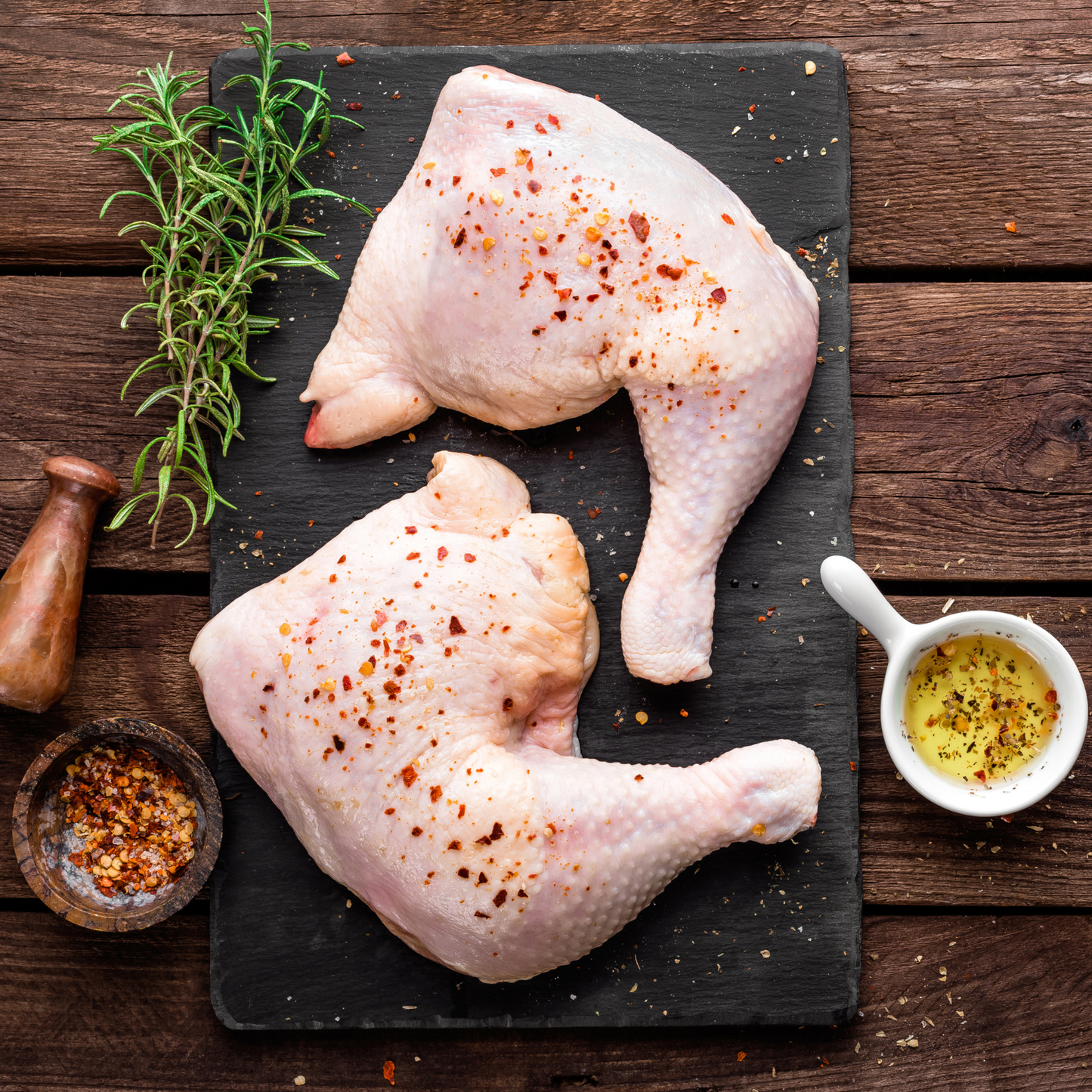 Chicken Leg Quarter - Bone-In - Pasture Raised, Grain-Free & Soy-Free