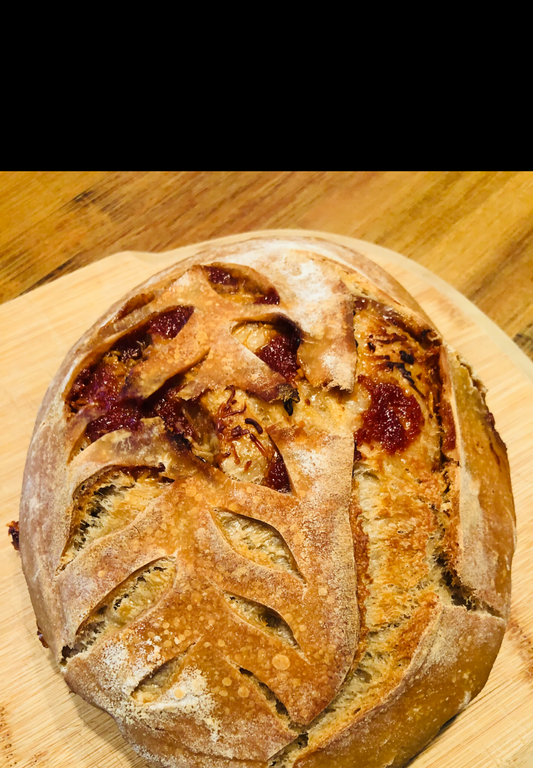 Guava and cheese Sourdough