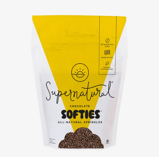 Supernatural Black Chocolate Softies, 1lb Bg