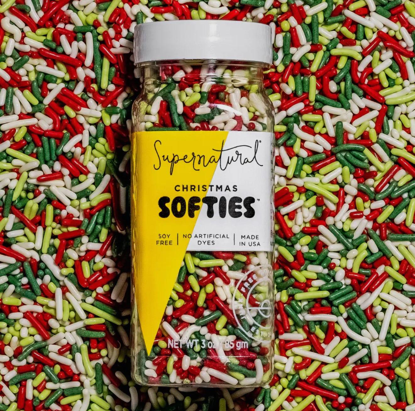 Dye-Free Supernatural Christmas Sprinkles 3oz
