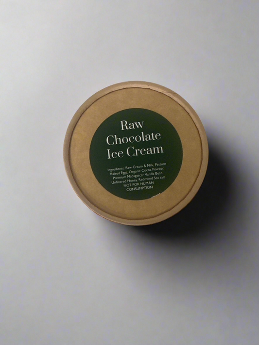 Raw Chocolate Ice Cream 16oz