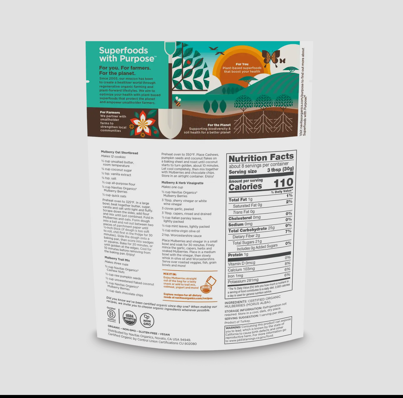 Nativas Organic Mulberries