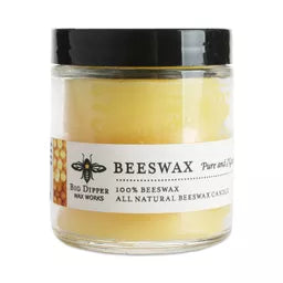 Beeswax Aromatherapy Apothecary Glass Candle, 3.2oz