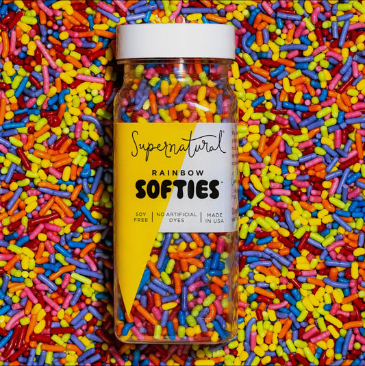 Dye-Free Supernatural Rainbow Sprinkles 3oz