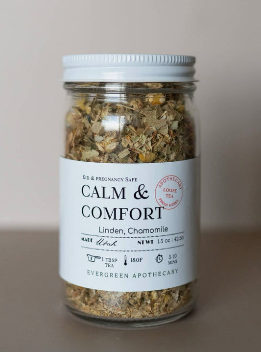 Organic Evergreen Apothecary 8oz (Calming Comfort Tea )