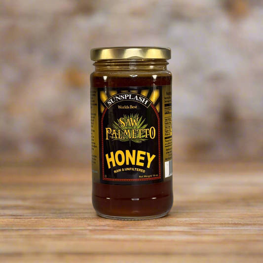 Sunsplash Raw Honey - 16oz ( Saw Palmetto)