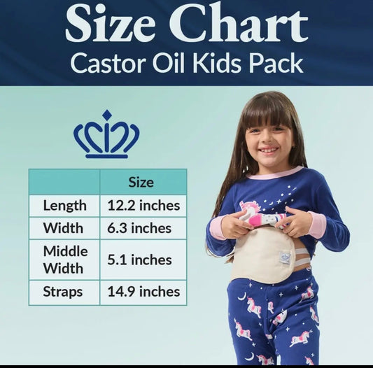 1- Organic Golden Castor Oil Pack for kids