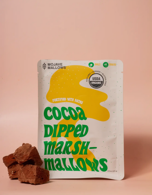 Organic Cocoa Dipped Marshmallows