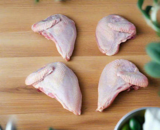 Chicken Front Quarter Breast with wing - Bone-In - Pasture Raised, Grain-Free & Soy-Free