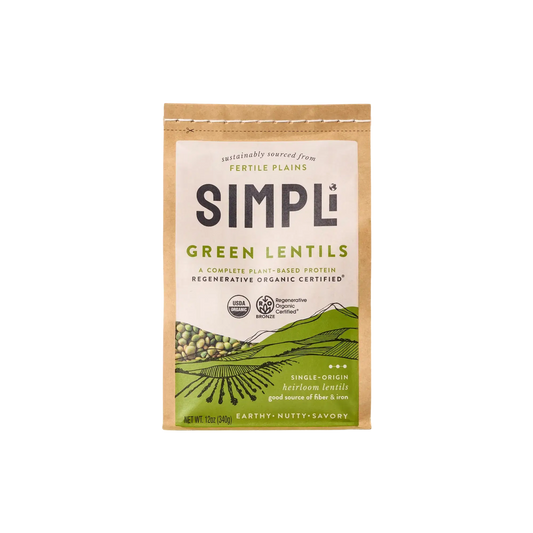 SIMPLi Regenerative Organic Certified Green Lentils