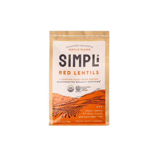 SIMPLi Regenerative Organic Certified Red Lentils