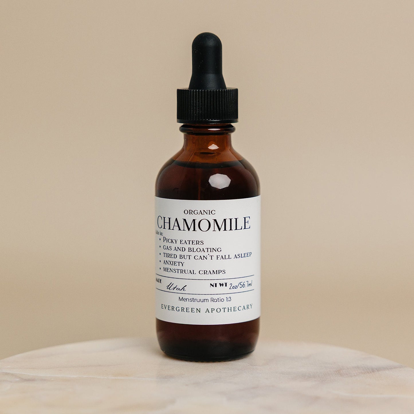 Chamomile, Herbal Tincture, 2oz