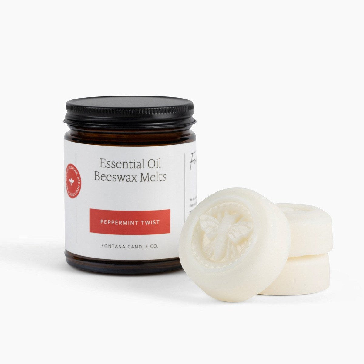 Peppermint Twist Beeswax Wax Melts by Fontana Candle Co.